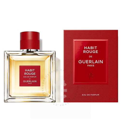 【国内品未開封】Guerlain Habit Rouge 100ml Guerlain Habit Rouge De Guerlain Paris EDP For Him 100 ml / 3.3 Fl